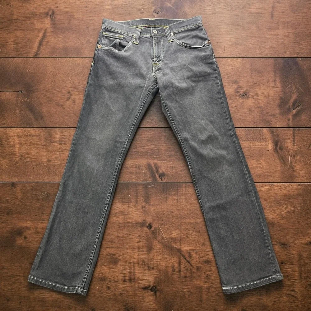 Levis 531 Athletic Slim Fit Jeans Mens 34x34 Fits W33xL32 Gray Charcoal Denim